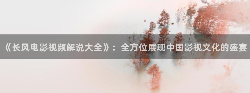 秋霞特色十八岁大片：《长风电影视频解说大全》：全方位展现中国影视文化的盛宴